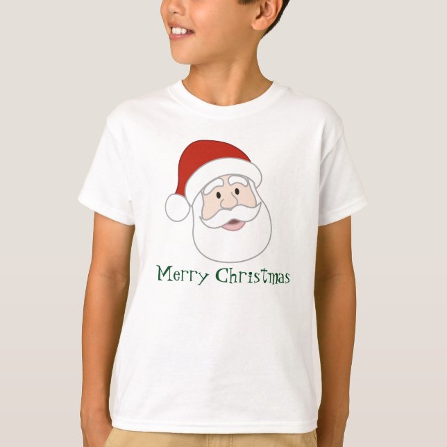 Jultomtenillustration & text tee shirt (Framsida)
