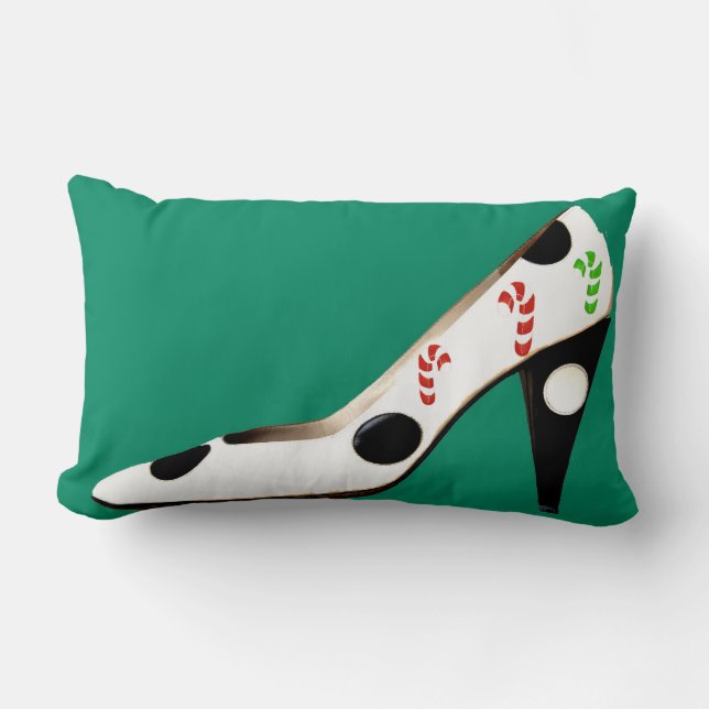 Jultomtenjulen skor lumbarkudde (Framsida)