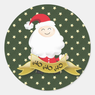 JultomtenjulHo Ho Ho klistermärke