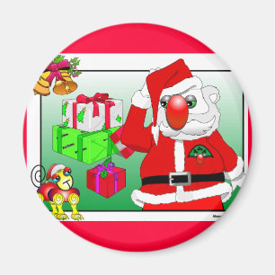 Jultomtenmagnet Magnet