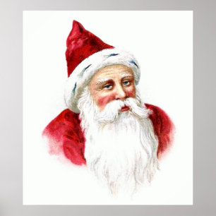 Jultomtenporträtt Poster