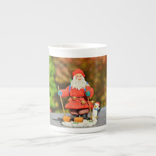 Jultomtenprydnad Benporslin Mugg (Framsidan)