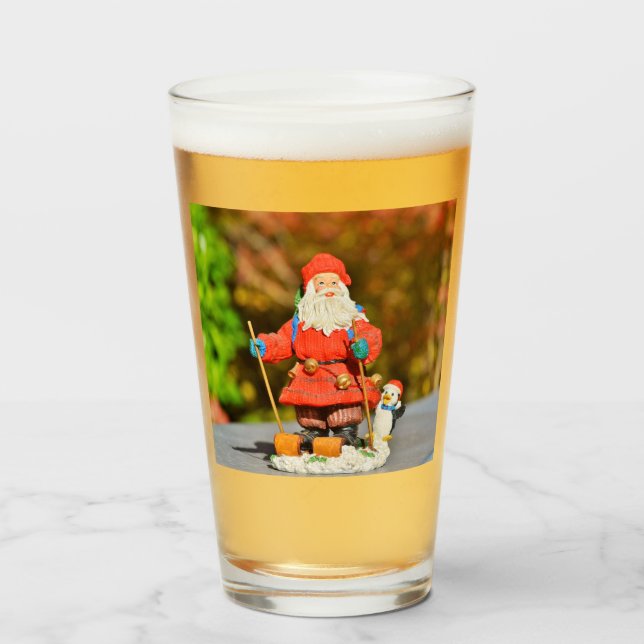 Jultomtenprydnad Glaskopp (Framsida fylld)