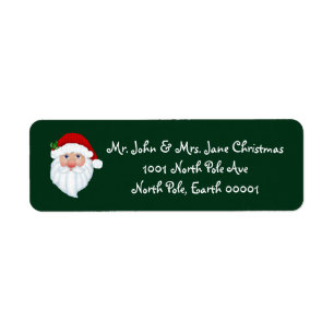 Jultomtenreturetiketter Returadress Etikett