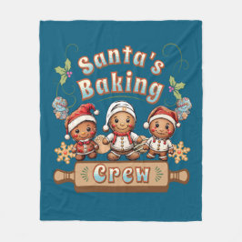 jultomtens Baking Crew-julkakor Fleecefilt