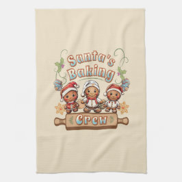 jultomtens Baking Crew-julkakor Kökshandduk