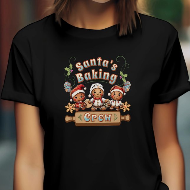 jultomtens Baking Crew-julkakor T Shirt (Skapare uppladdad)