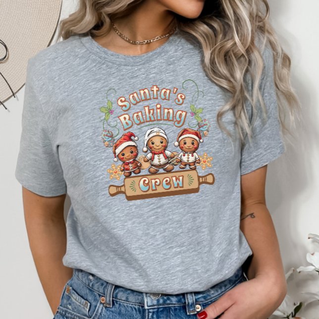jultomtens Baking Crew-julkakor T Shirt (Skapare uppladdad)