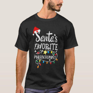 Jultomtens favoritflebotomist julflebotomi t shirt