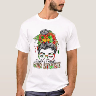 Jultomtens favorithair Stylist Messy Bun T Shirt