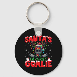 Jultomtens Favoritmålvakt Jul Hockey Jultomte Hatt Nyckelring