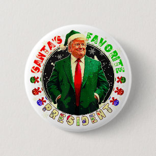 Jultomtens favoritpresident rolig Trump jul Knapp
