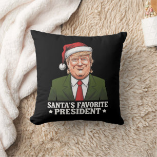 Jultomtens favoritpresident rolig Trump jul Kudde