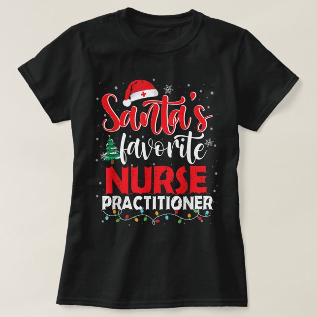jultomtens favoritsjuksköterska t shirt (Design framsida)