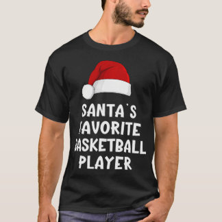 Jultomtens favoritspelare Basketball Player Funny T Shirt