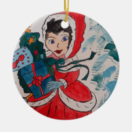 jultomtens Helper-jul Julgransprydnad Keramik