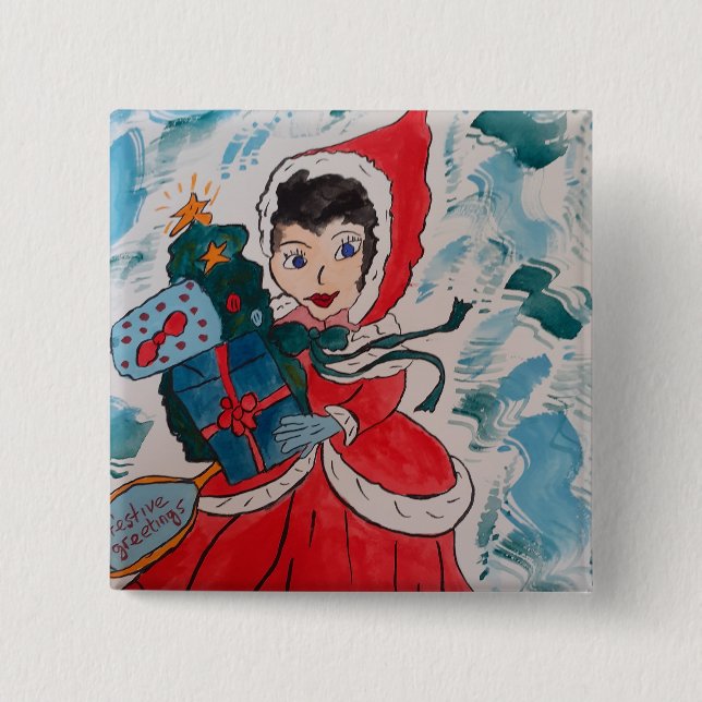 jultomtens Helper-jul Knapp (Framsida)