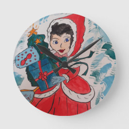 jultomtens Helper-jul Rund Klocka