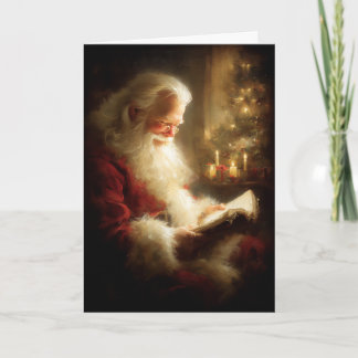 Jultomtens julafton helgkort