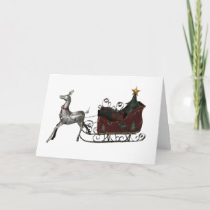 jultomtens julklapp - hälsningskort helgkort