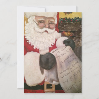 Jultomtens lista julkort