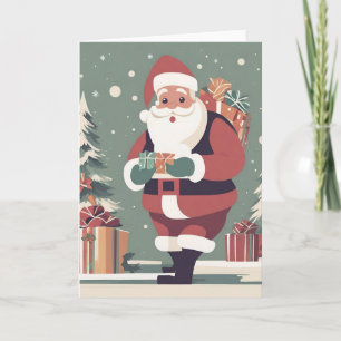 Jultomtens moderna julklapp kort