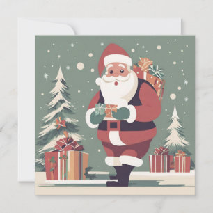 Jultomtens moderna julklapp tack kort
