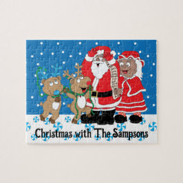 Jultomtens renar pussel