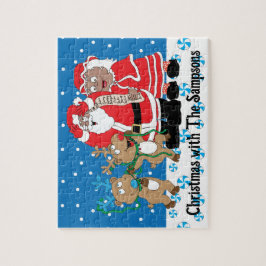 Jultomtens renar pussel