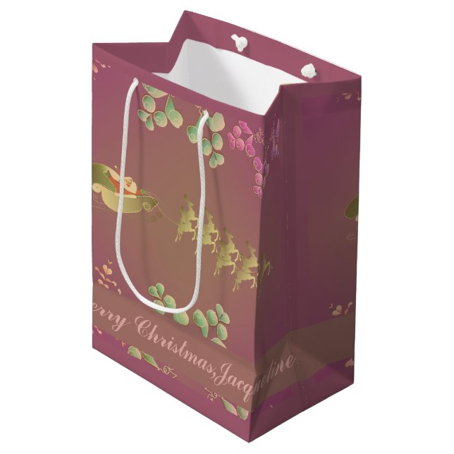 Jultomtens renare Gift Bag (Framsidan Vinklad)