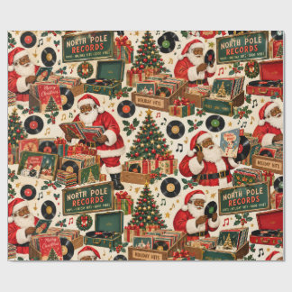 Jultomtens skivaffär presentpapper