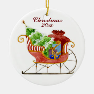 Jultomtens Sleigh Ornament