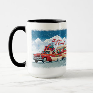 jultomtens Vintage-julkamper Mugg