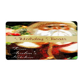 Jultomtenskköksdräkt, etikett fraktsedel