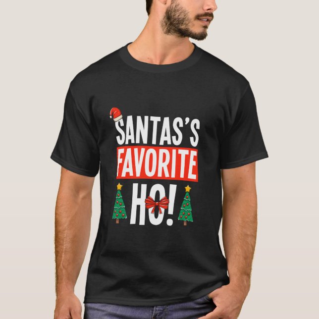 Jultomtes Favoritroliga Jul  T Shirt (Framsida)