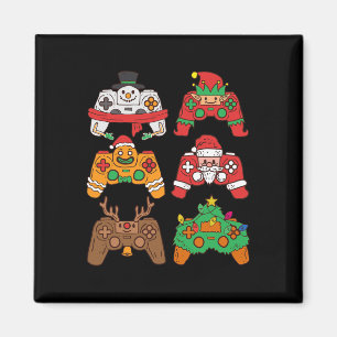 Jultomtespelskontroll i hjort Boys-barn Magnet