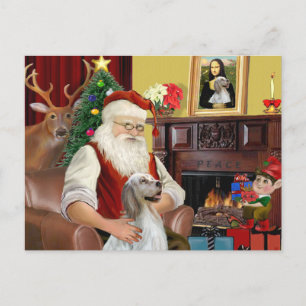 Jultomts engelska brev helg vykort