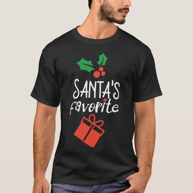 jultomts favoritgåva t shirt (Framsida)