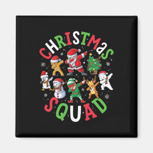 Jultorad Santa Dabbing Elf Family Matching Magnet