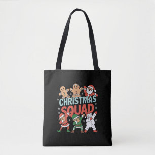 Jultorad Santa Dabbing Elf Family Matching Tygkasse