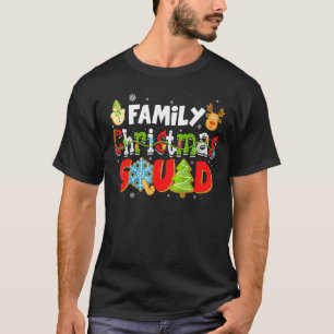 Jultorad Santa Reindeer Familj Matching Xma T Shirt