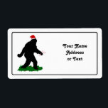 Jultorgatchin Fraktsedel<br><div class="desc">Anpassa det här - Borta kvadratisk ruta för Julklapp Sasquatch Silhouette - genom att lägga till färg i valfri bakgrund! Du kan också lägga till text eller ändra storlek på bilden så att den blir större eller mindre, eller markera den så att den passar hela yta! (De här alternativen är...</div>