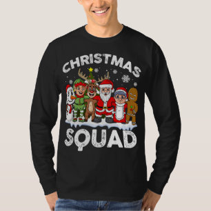 Jultorna Santa Reindeer Elf Snögubbe Funny X T Shirt