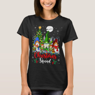 Jultorna Tre Santa Elf Gnomes Julafton Träd L T Shirt