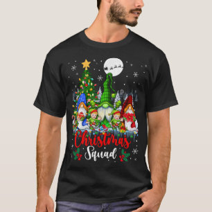 Jultorna Tre Santa Elf Gnomes Julafton Träd L T Shirt