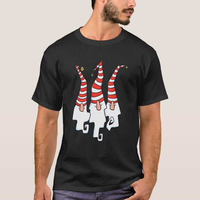 Julträdgårdsdekorationer T Shirt (Framsida)