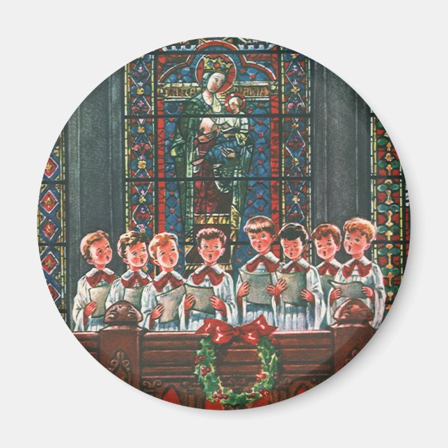 Jultradition Barnkör Sjunger i Kyrka Magnet (Framsidan)