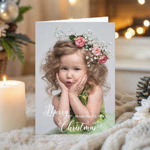 Jultradition Glad Jul Skript Foto Helgkort