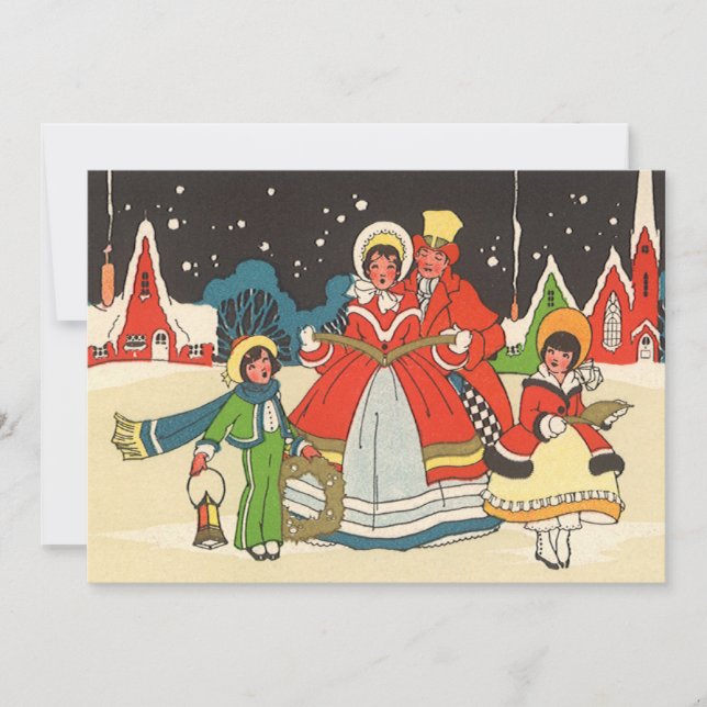Jultraditionell familjesång Inbjudan till julsånge (Framsida)