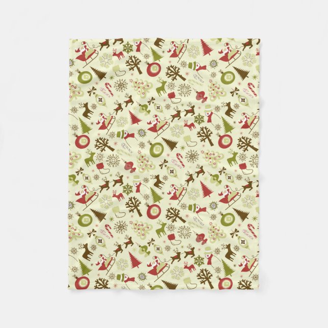 Jultraditioner - Helgdag Fleecefilt (Framsidan)